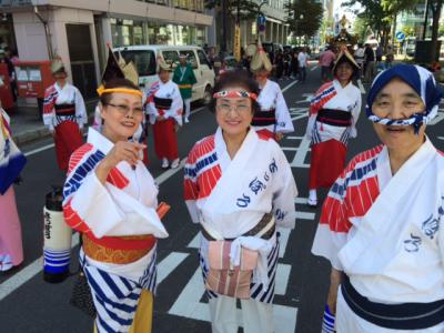 札幌阿波踊り老舗連「さっぽろ阿呆連」の皆さま