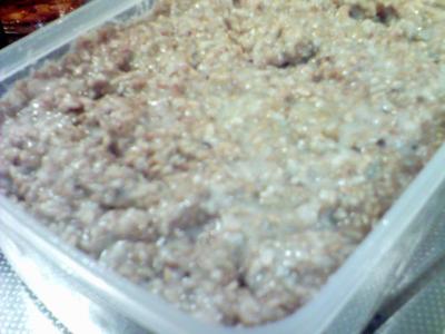 容器にびっしり！三五八の床。河村センセイのが一番美味しい！