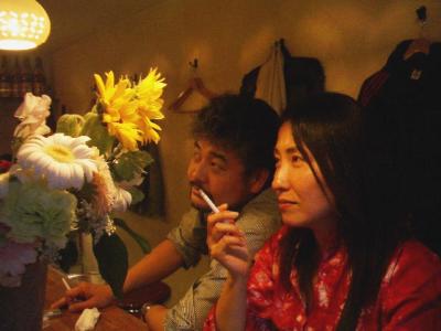 突如現れた、当会キッテの酒豪、Nちゃんと(店内他客さま撮影)