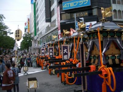 これが、鳳輦！北海道神宮のお神輿。