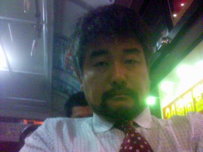 バスの中から。