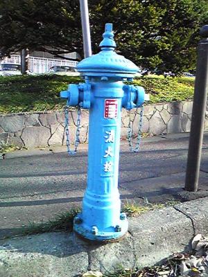 小樽市民会館前にある、消火栓。