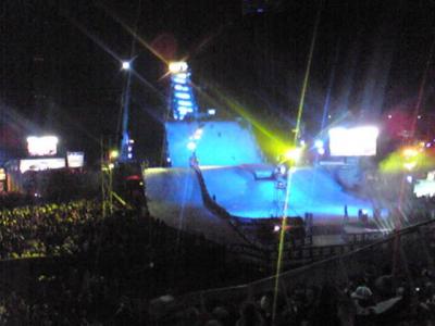 Air &amp; Style2007世界最大級のスノーボード、ストレートジャンプ大会。