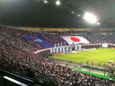 キリンチャレンジカップ2011SAMURAI BLUE vs 韓国代表。こんなに素晴らしい試合を札幌で観戦出来た事を神さまに感謝します。